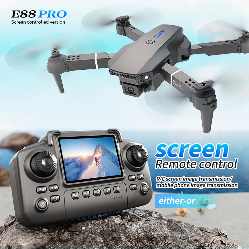 E88 PRO Drohne mit Bildschirm, – Drone E88 Rc Quadcopter Bewertung und Preis