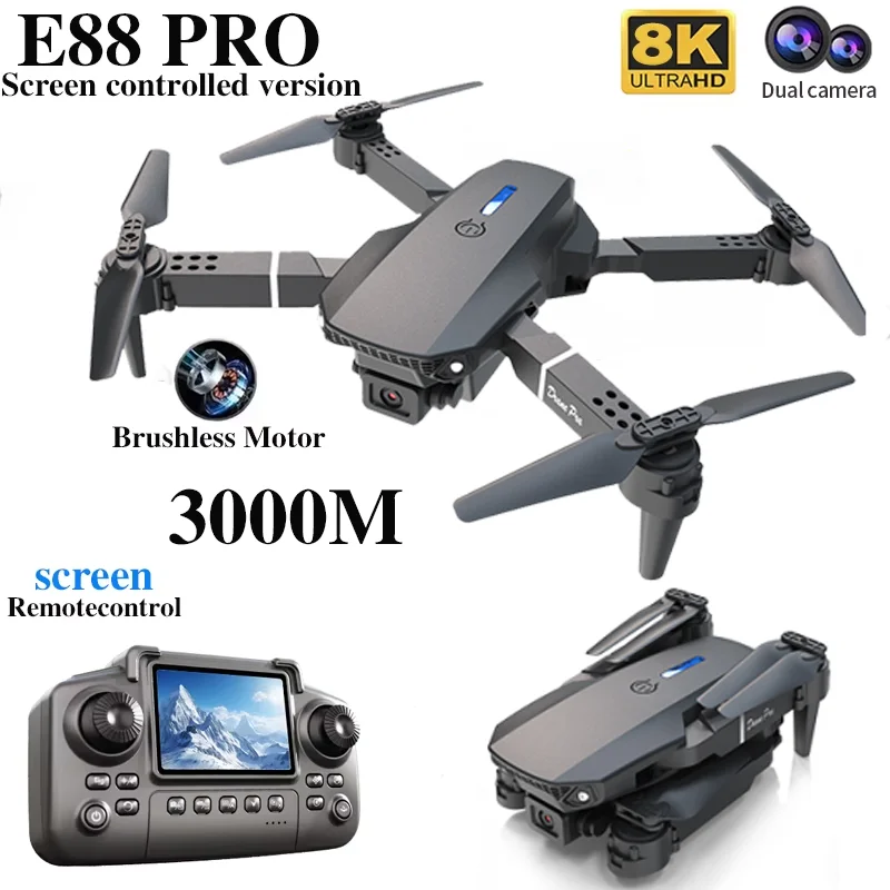 E88 PRO Drohne mit Bildschirm, – Drone E88 Rc Quadcopter Bewertung und Preis
